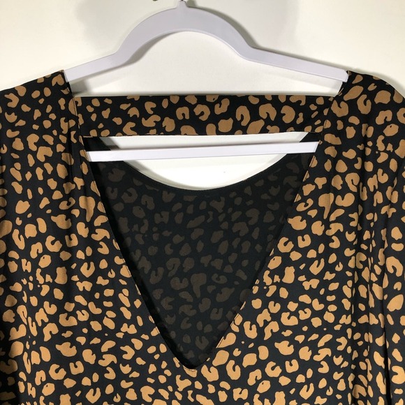 Buddy Love Leopard Print Dress Comfort Boho - Picture 12 of 13